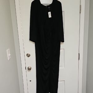 Torrid Black Long Sleeve Crew Neck Dress